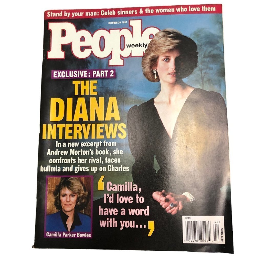 Princess Diana Lot of 5 Vintage People Magazines Late 90s - Picture 5 of 6